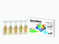 ЭКТОФЕН Пур-он Капли на холку для кошек и собак до 10 кг (1 пипетка х 0,7 мл) Рубикон-агро (Фипронил + пирипроксифен) - фото, картинка ЭКТОФЕН Пур-он Капли на холку для кошек и собак до 10 кг (1 пипетка х 0,7 мл) Рубикон-агро (Фипронил + пирипроксифен) - фото