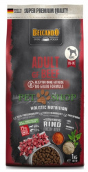 BELCANDO ADULT GRAIN-FREE BEEF (1 кг заводская упаковка) с говядиной беззерновой для взр. собак - фото